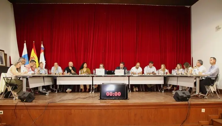 Sesi&oacute;n plenaria del Ayuntamiento de Yaiza.