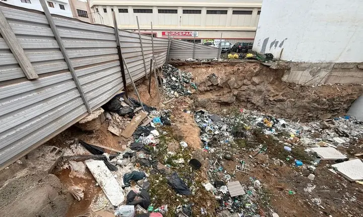 Imagen de c&oacute;mo se encuentra el solar