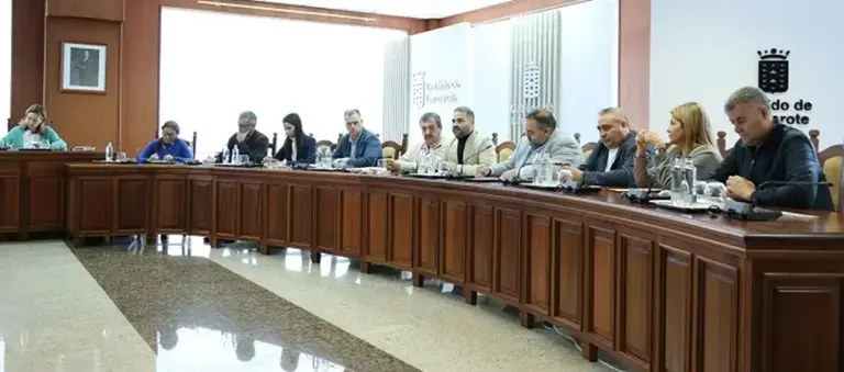 Imagen del grupo de gobierno del Cabildo.
