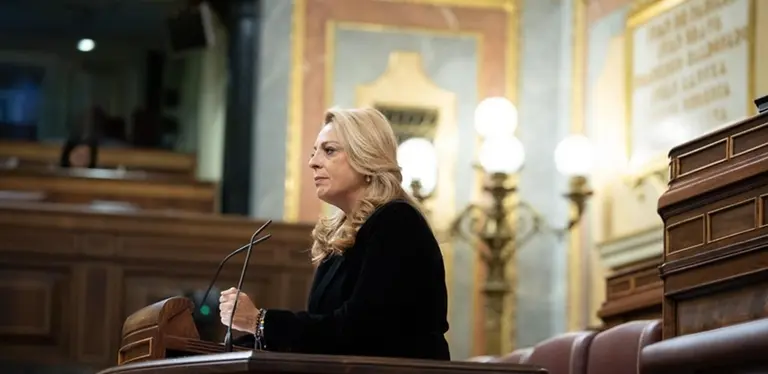 Cristina Valido en el Congreso de los Diputados.
