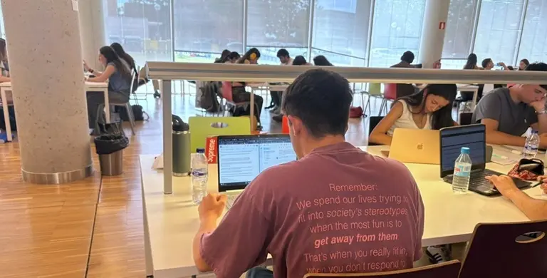 Estudiantes de Yaiza en la Complutense de Madrid.