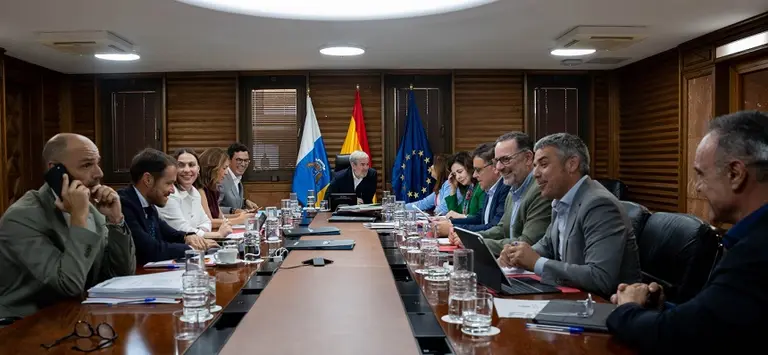Imagen del encuentro del Consejo de Gobierno de este lunes.