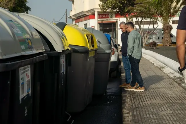Jacobo Lemes junto a Echedey Eugenio