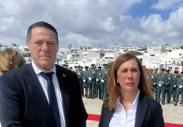 &Oacute;scar P&eacute;rez y Esther Tamargo.