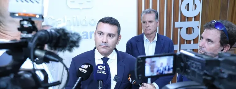 Comparecencia de Oswaldo Betancort y Domingo Cejas.