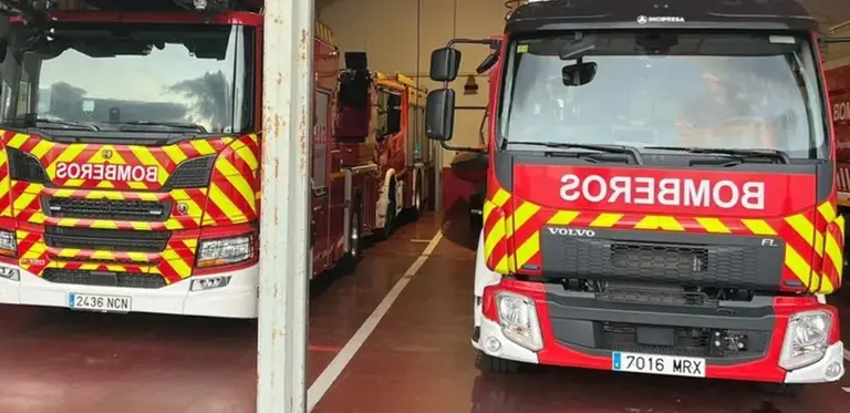Imagen de archivo de los bomberos en su estaci&oacute;n de Arrecife.