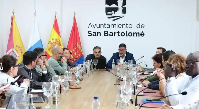 Imagen de archivo de un pleno en San Bartolom&eacute;. 