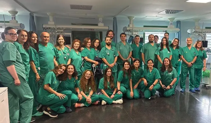 Imagen de los profesionales que trabajan en el servicio