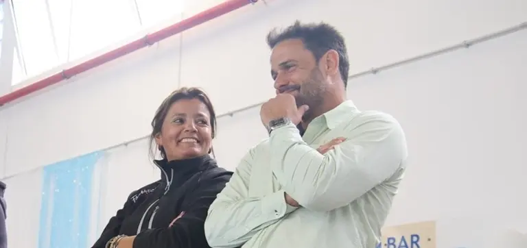 Olivia Duque y Alejandro Ram&iacute;rez.