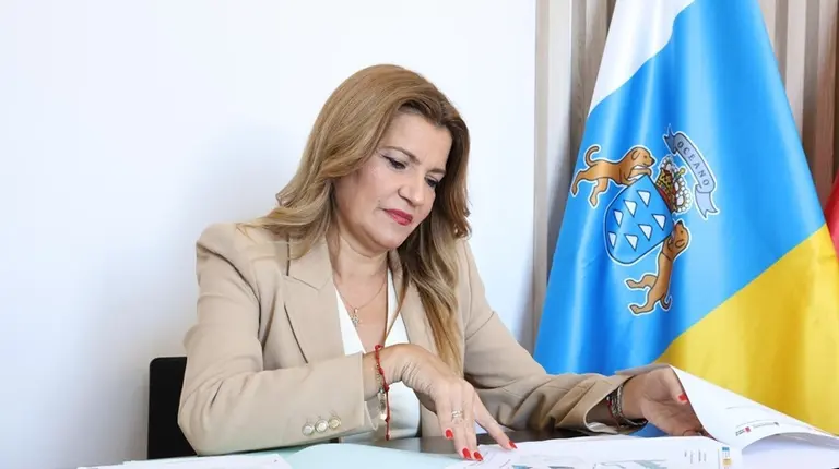 La vicepresidenta, Mar&iacute;a Jes&uacute;s Tovar.