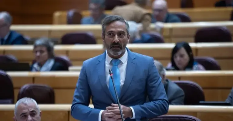 Pedro San Gin&eacute;s en el Senado en una imagen de archivo.