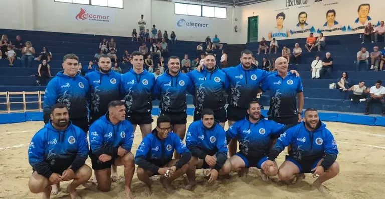 Equipo del Tinajo que se ha clasificado para la semifinal del jueves