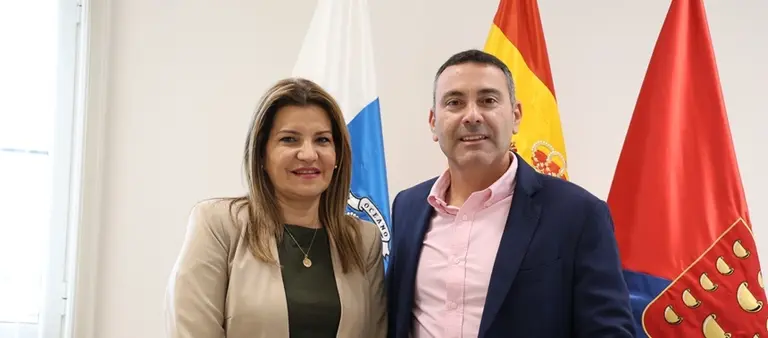 Oswaldo Betancort y Mar&iacute;a Jes&uacute;s Tovar.