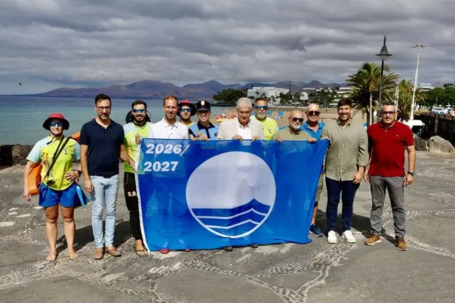 Banderas azules de Puerto del Carmen.