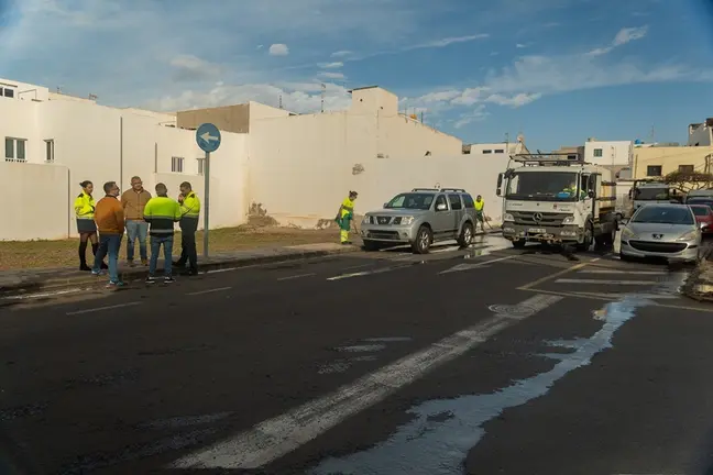 Jacobo lemes y Echedey Eugenio en unas de las &uacute;ltimas actuaciones en Altavista.