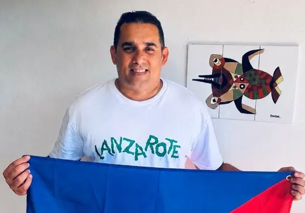 Yon&eacute; Caraballo, diputado de Nueva Canarias y candidato al Cabildo de Lanzarote.