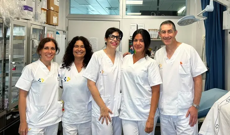Parte del equipo de Dermatolog&iacute;a del hospital de Arrecife.