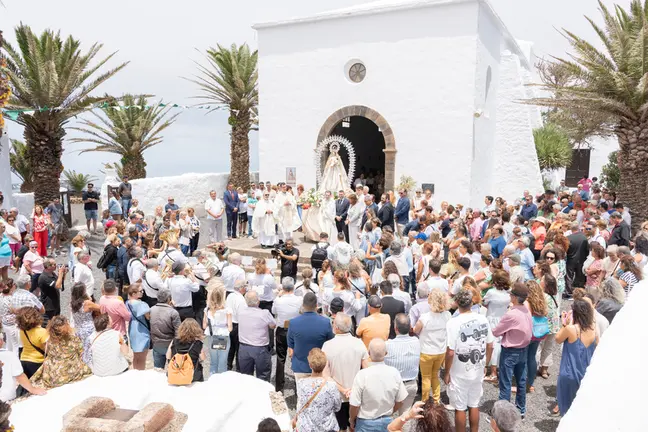 Imagen de archivo de uno de los actos por las fiestas de Las Nieves.