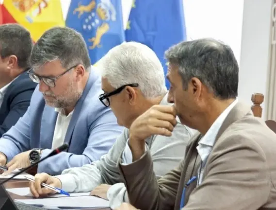 Isidro P&eacute;rez, Jos&eacute; Juan Cruz y Alfredo Villalba.