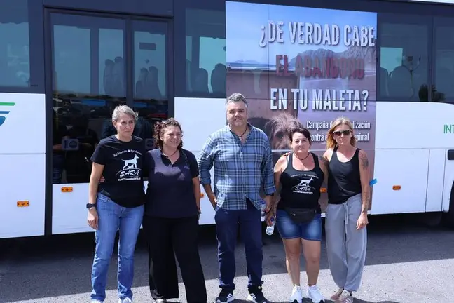 Campa&ntilde;a contra el abandono animal.