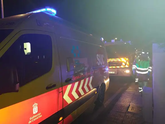 Bomberos del Consorcio de Seguridad y Emergencias en la zona.