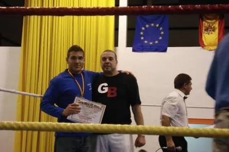 JOSÉ MANUEL RODRÍGUEZ CON EL DIPLOMA DE SUBCAMPEÓN DE ESPAÑA.