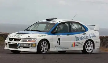 YERAY LEMES "VOLÓ" CON SU MITSUBISHI LANCER EVO IX.