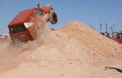 LA PRUEBA FUE DE UNA ENORME ESPECTACULARIDAD. 