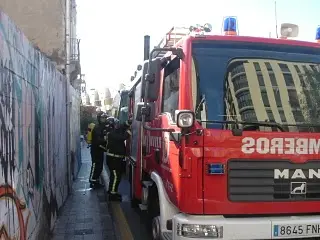 Imagen de archivo de los bomberos de Lanzarote.