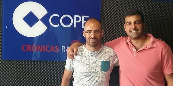 Omar Lemes y Telmo Osorio organizadores del torneo.