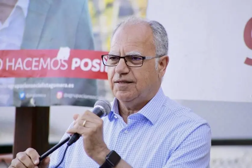 Casimiro Curbelo, presidente de la Agrupación Socialista Gomera.