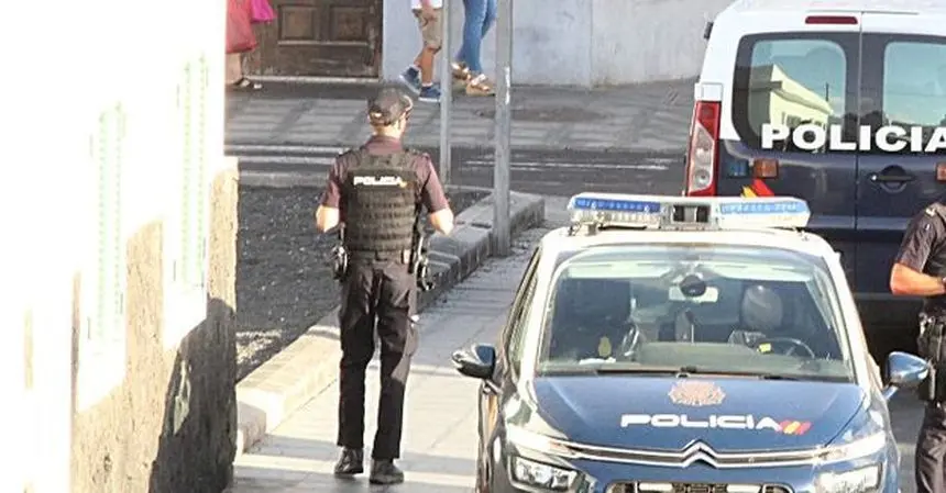 Imagen de archivo de la Policía Nacional en Arrecife.