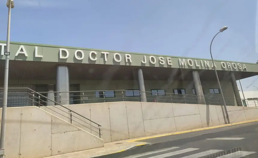 Fachada del hospital de Lanzarote.