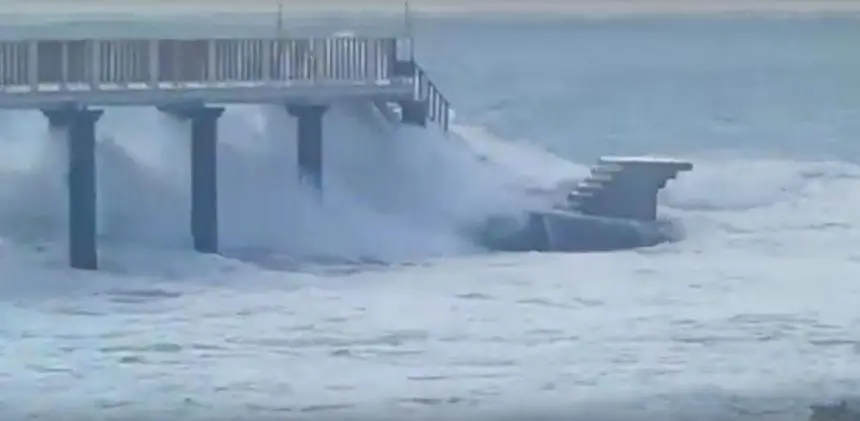Puente de La Garita, temporal