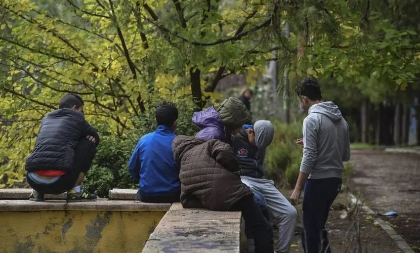 Menores inmigrantes en Canarias.