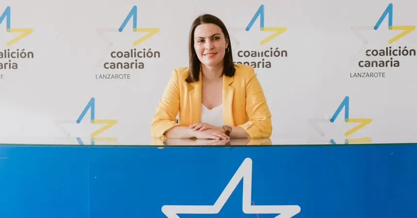 Migdalia Machín, secretaria general de CC en Lanzarote.