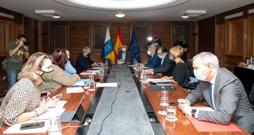 Imagen de la reunión del Consejo de Gobierno de este jueves.