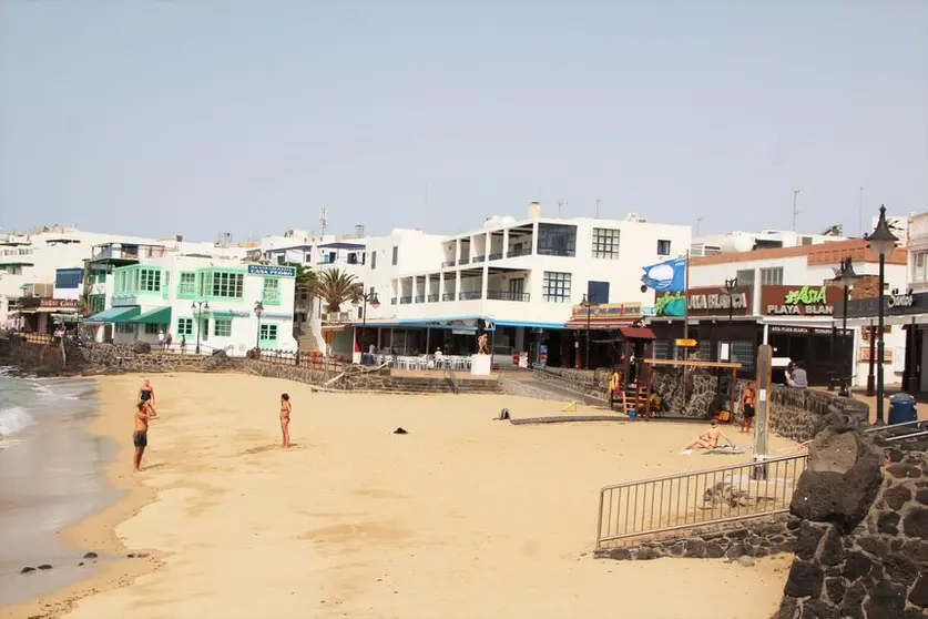 Imagen de archivo de una Playa de Playa Blanca