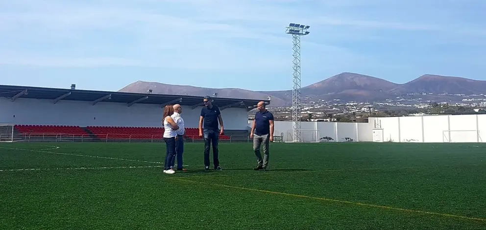 Francisco Javier Aparicio en su etapa como concejal de Deportes en Tías.