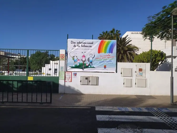 El Ayuntamiento  recuerda el Día Internacional de la Infancia en todos los colegios de Arrecife