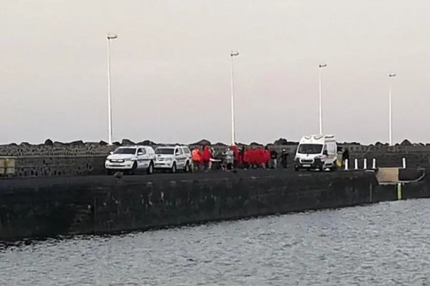 Imagen de archivo del muelle de La Cebolla en Arrecife.