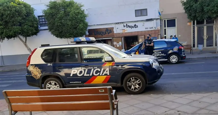 Imagen de archivo de la Policía Nacional en una actuación en Arrecife.