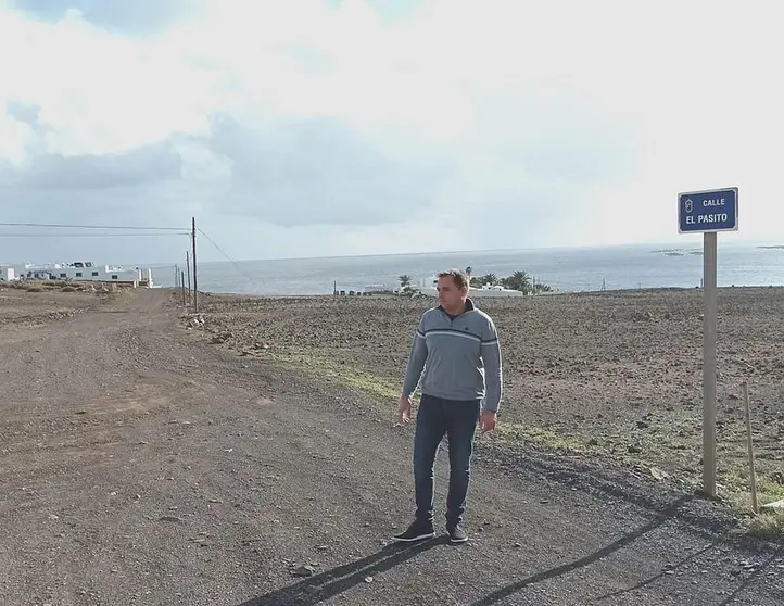 Bruno Medina, portavoz de Cs Yaiza, en Playa Quemada II