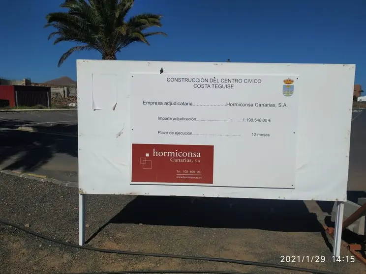 Obras del Centro Cívico (Imágenes de Cs)