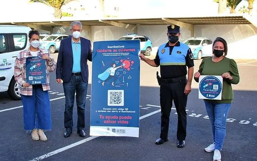 Imagen de la presentación de la herramienta de denuncia anónima de Tías.