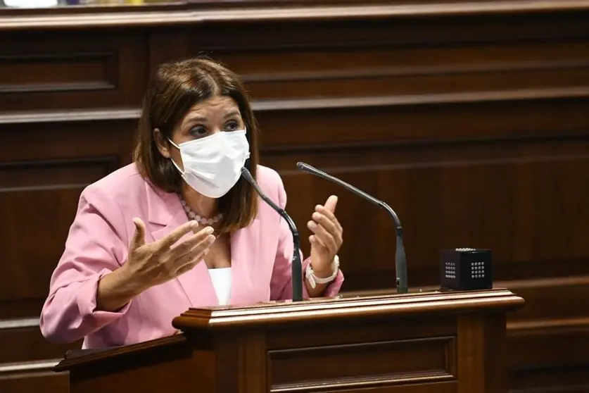 Carmen Hernández, parlamentaria de Nueva Canarias.