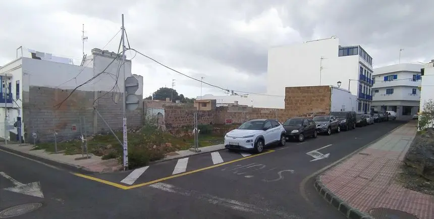 Parcela en la zona del Charco de San Ginés donde se ha aprobado licencia urbanística para nuevo edificio de viviendas