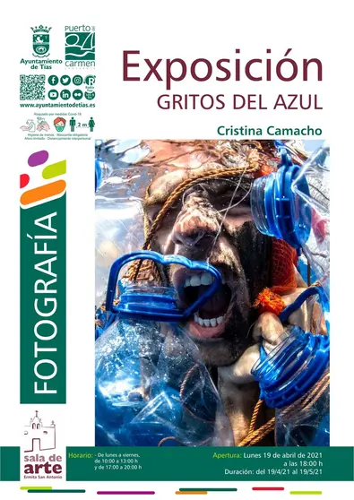 19 abril Exposición Gritos del Azul