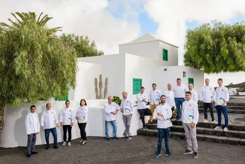 Foto Archivo Cocineros Lanzarote en el Monumento