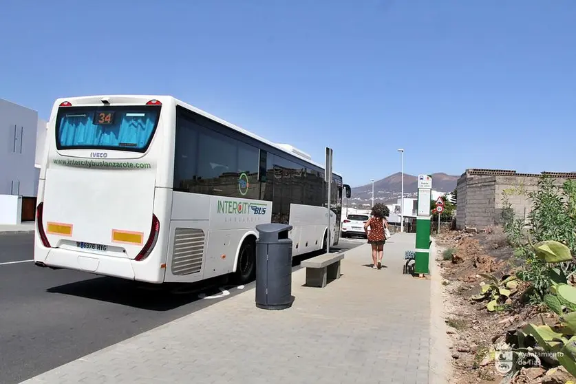 Parada de guagua.